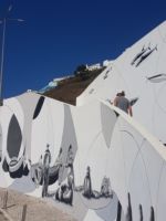 Fußweg in die oberen Stadtteile Sitio und Suberco.