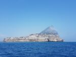Europe Point. Im Westen die Straße von Gibraltar und der Atlantik, im Osten das Mittelmeer.