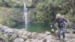 Einer von vielen Wasserfälle entlang der Levada do Furado