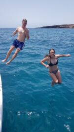 Ankerpause vor der Playa Diego Hernandez