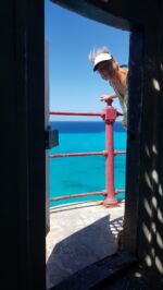 Ausgang auf die Plattform