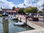 Dinghy-Dock im Stadtzentrum von Annapolis.