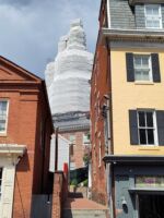 Das Kapitol der Haupstadt Marylands, z.Zt. leider eingepackt.